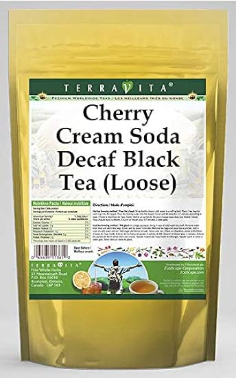 Cherry Cream Soda Decaf Schwarz Tee (Loose) (8 oz, ZIN: