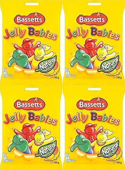 Bassetts Jelly Babies 190g - Pack of 6 451288246