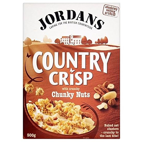 Jordans Country Crisp with Chunky Nuts (500g) - Pack of
