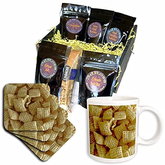3dRose cgb_31062_1 Cereal-Kaffee Gift Basket, Multicolo