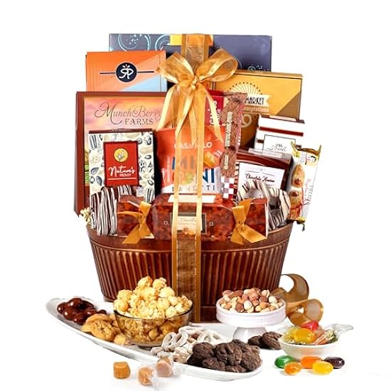Broadway Basketeers Schokolade Food Gift Basket Snack Gifts for Women, Men, Families, College, Appreciation, Thank You, Valentines Day, Corporate, Get Well Soon, Care Package 689245547