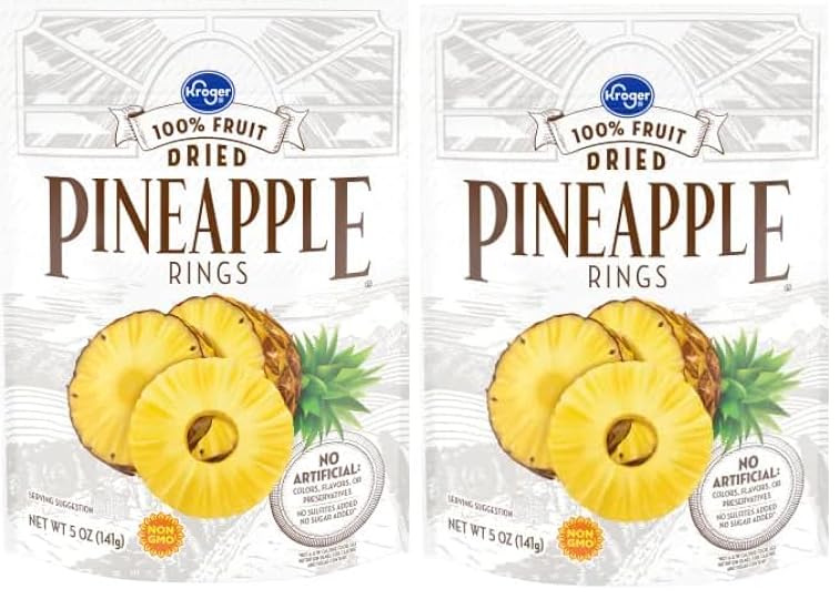 Pack Of 2 Dried Pineapple Rings 5 oz. 625231777