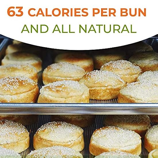 Smart Baking Company Smartbuns, Gluten Free, Sugar Free and Carb Free Buns (24 Count Sesame) 59716106