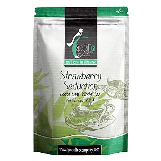 Special Tee Company Strawberry Seduction Weiß Tea, Loose Leaf 8 oz. 104222719