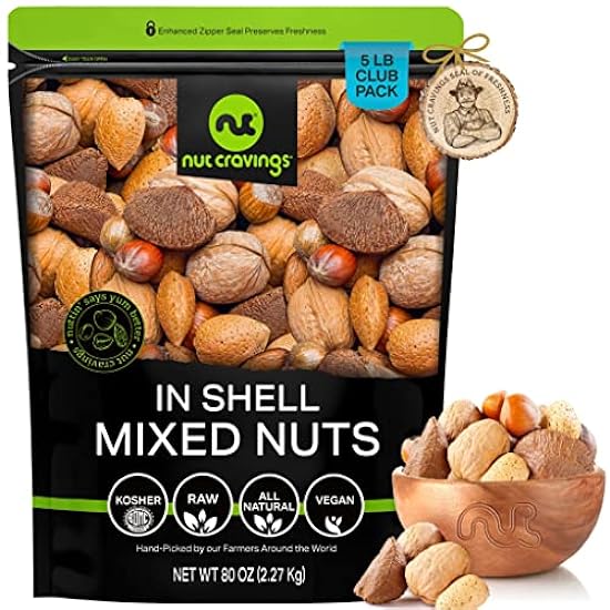Nut Cravings - Mixed Nuts (In Shell) in Reusable Seagra