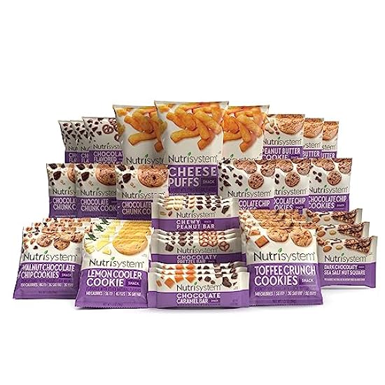 Nutrisystem Snack Bundle - Snack Bars, Cookies, Cheese 