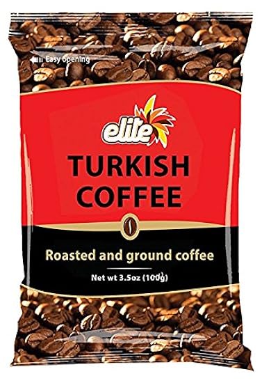 Elite Turkish Ground Roasted Kaffee Bag, 3.5000-ounces 