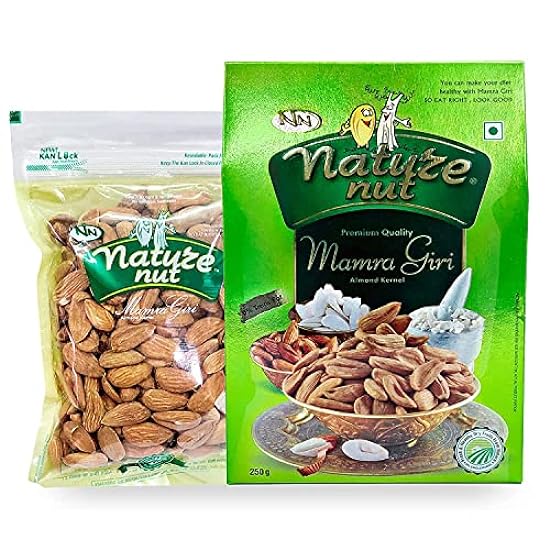 XLO Nature Nut Mamra Giri Almonds Badam (SI) 250Gram Pa