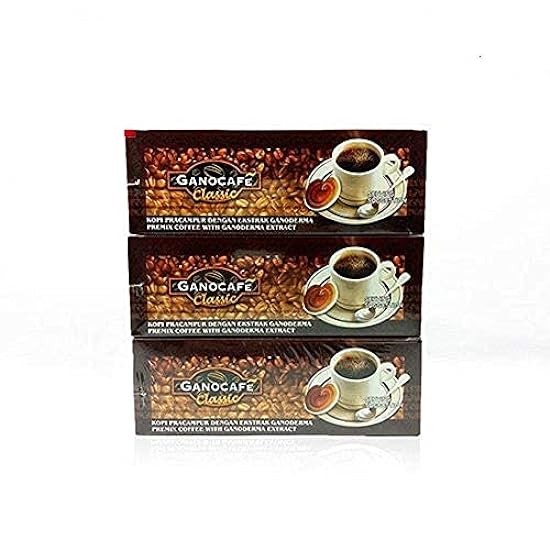 3 Pack Ganocafe Classic Schwarz Kaffee Premix coffee wi