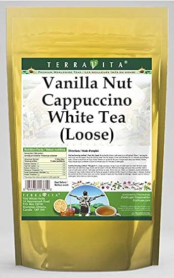 Vanilla Nut Cappuccino Weiß Tee (Loose) (8 oz, ZIN: 544