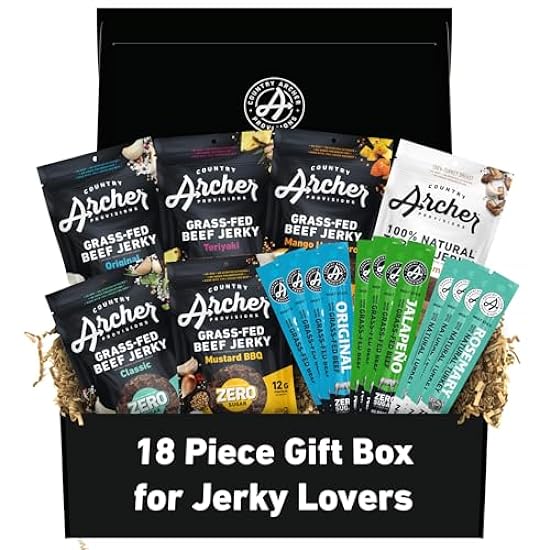 Country Archer Grass Fed Jerky Box - 18pk - One of Ever