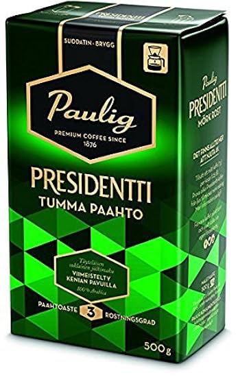 Paulig Presidentti (President) - Dark Roast - Fine Grin