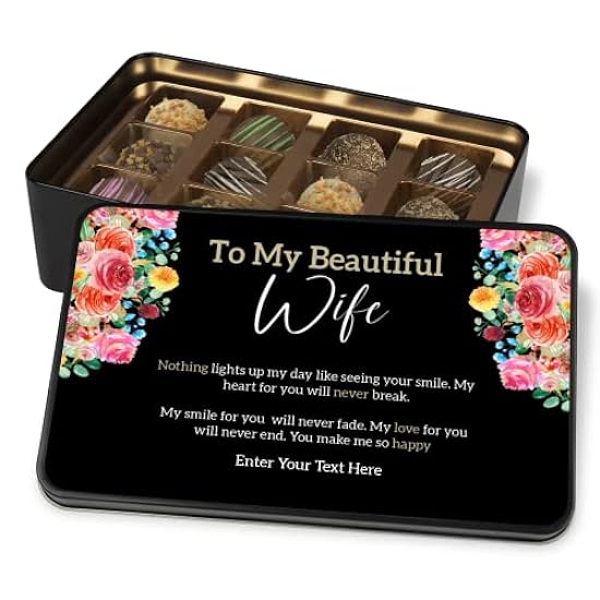To My Beautiful Wife Luxury Handmade Schokolade Truffle