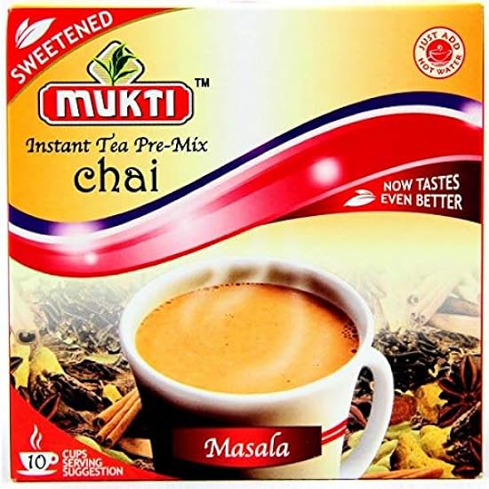 Mukti Sweetned Masala Chai Instant Pre-Mix - 10´s 