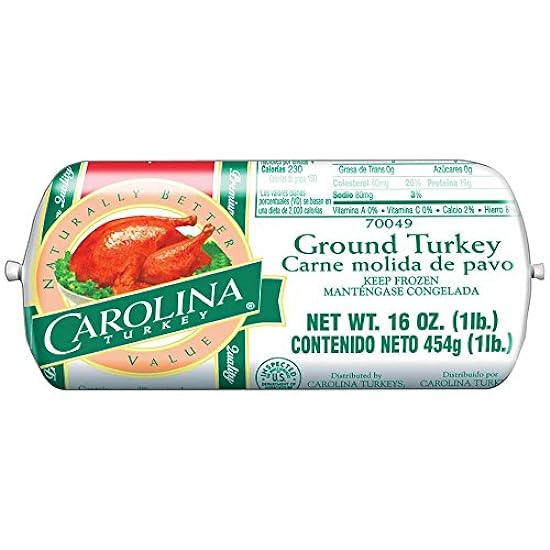 Butterball Carolina Ground Turkey, 1 Pound Chub -- 12 per case. 843538212