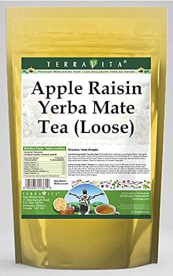 Apple Raisin Yerba Mate Tee (Loose) (8 oz, ZIN: 568701)