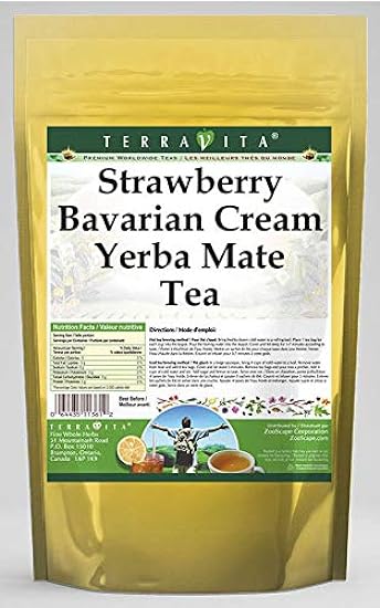Strawberry Bavarian Cream Yerba Mate Tee (50 Teebeutel,
