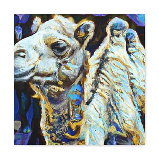 Camel in Expressionism - Canvas 16″ x 16″ / Premium Gal