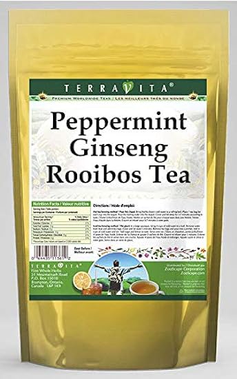 Peppermint Ginseng Rooibos Tee (50 Teebeutel, ZIN: 5429