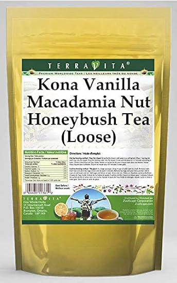 Kona Vanilla Macadamia Nut Honeybush Tee (Loose) (4 oz,