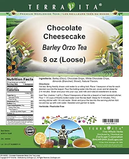 Schokolade Cheesecake Barley Orzo Tee (Loose) (8 oz, ZIN: 549300) - 3 Pack 569724454