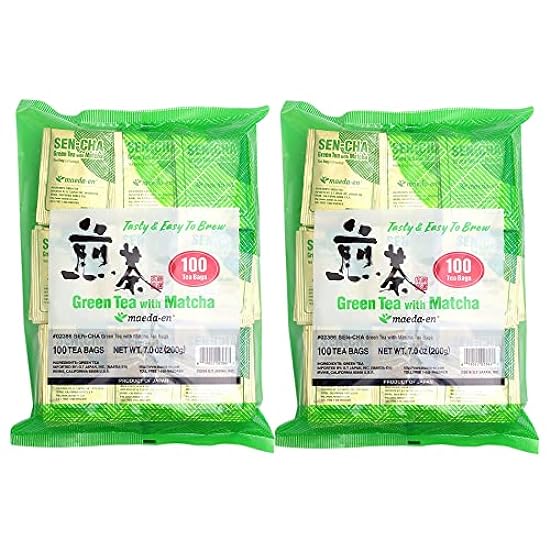 MAEDA-EN Sen-cha with Matcha Grün 200 Tee Bags Powder J