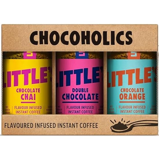 Little´s Speciality Kaffees Chocoholics Flavoured Instant Kaffee Gift Set 50 g (Pack of 3) 361463289