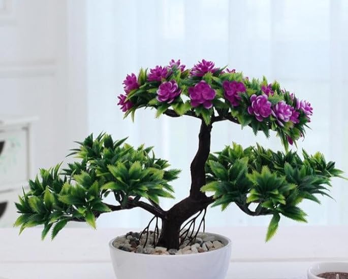 Pixies Gardens Gorgeous Artificial Bonsai Violet Farbe-Great 369407782