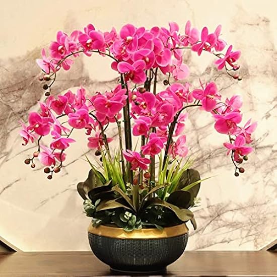OUSIKA Beautiful Orchids Artificial Flowers Large Artif