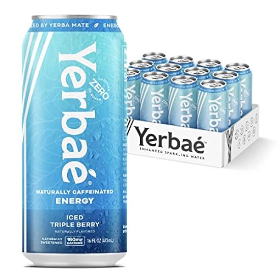 Yerbae Energy Beverage - Iced Triple Berry, 0 Sugar, 0 