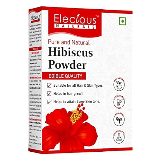 Hibiscus powder for hair growth, face and skin (200 Gra