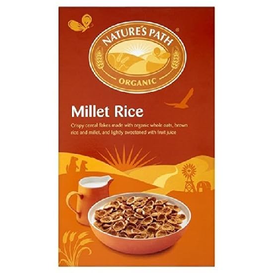 Natures Path Wheat Free Organic Millet Rice Oatbran 375g - Pack of 2 744699931