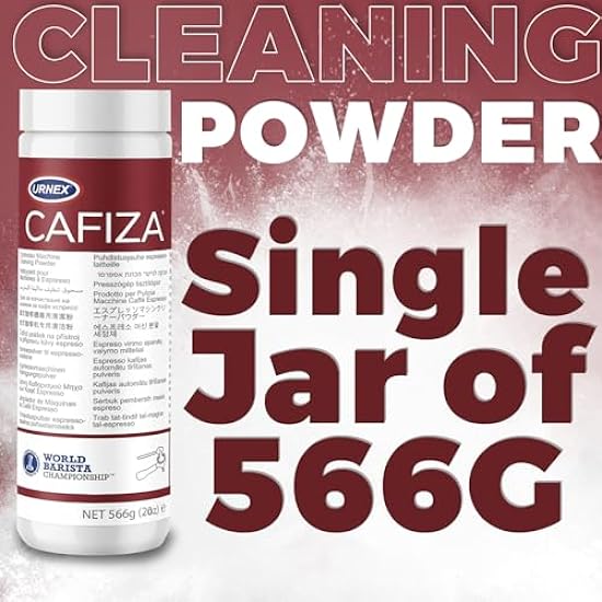 Ur-Nex Cafiza Professional Kaffee Machine Cleaning Powder 566 grams with Strong Kaffee Pods 240 Servings Dark Roast 527839610