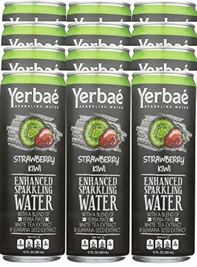 YERBAE: WATER ENHANCED SPARKLING STRAWBEBRY (12 fl oz) 