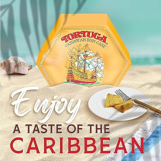 TORTUGA Caribbean Original Rum Cake with Walnuts - 16 oz Rum Cake 3 Pack - The Perfect Premium Gourmet Gift for Stocking Stuffers, Gift Baskets, and Christmas Gifts - Great Cakes for Delivery 882889559