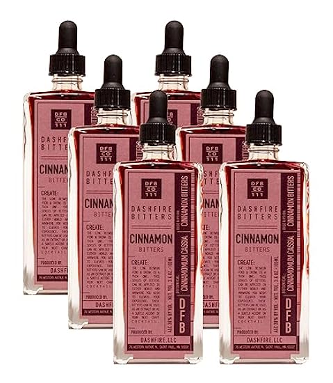 Dashfire Cinnamon Cocktail Bitters 100ml Bottle | 6-Pac