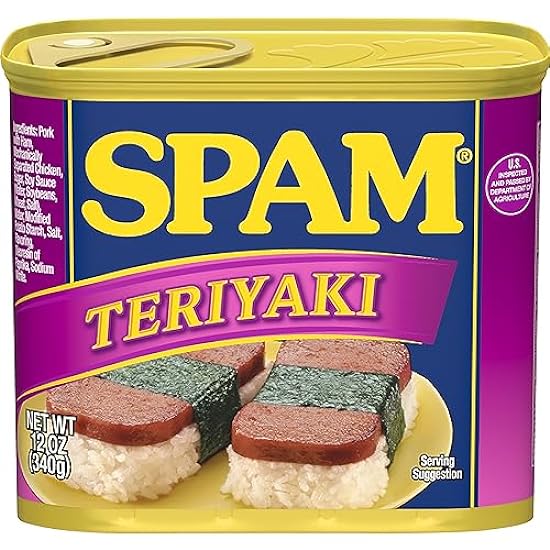 Spam Teriyaki, 12 Ounce Can (Pack of 12) 474165556