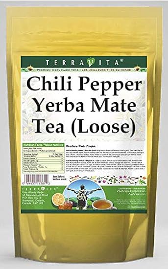 Chili Pepper Yerba Mate Tee (Loose) (8 oz, ZIN: 549200)