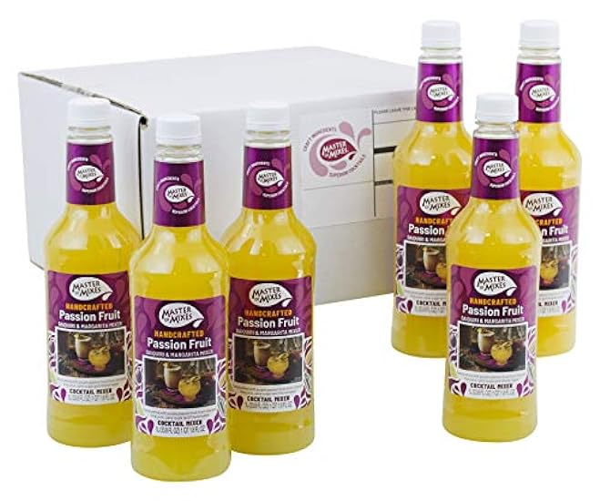 Master of Mixes Passion Fruit Drink Mix, Ready To Use, 