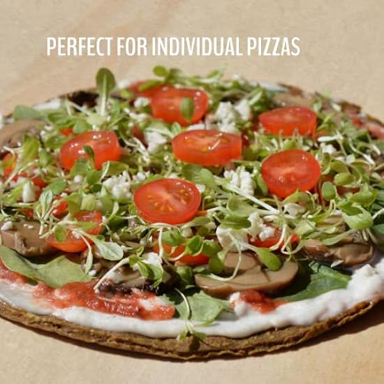WrawP Pizza Crust - Original (6 PACK) Organic, Gluten Free, Dairy Free, Soy Free, Nut Free and Vegan Pizza Crust 621048452