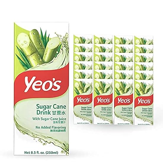 Yeo´s Sugar Cane Drink with No Added Flavoring, Pa