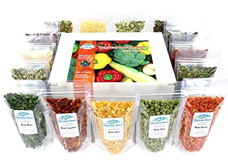 Harmony House Dehydrated Vegetable Sampler – 15 Count V