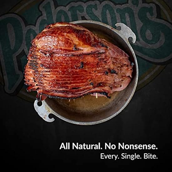 Pederson´s Farms, Spiral Sliced, Easter Ham, Bone In Uncured Half Ham, (7 lbs avg) Serves 10-12, Fully Cooked, Kein Zucker Added, Keto Paleo Friendly, No Nitrite Nitrate, Made in the US 213178736