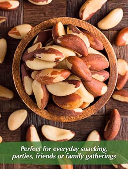 NUTS U.S. – Brazil Nuts | Shelled Whole Kernels | Raw and Unsalted | Non-GMO and Steam Pasteurized | Packed In Resealable Bags!!! (4 LBS) 951929414