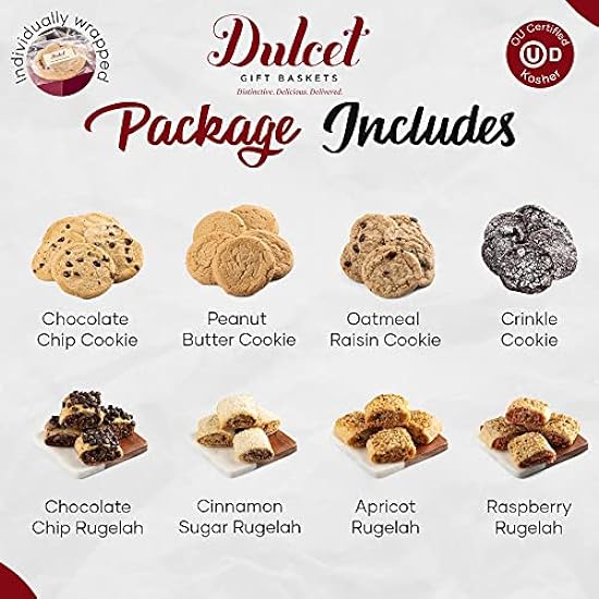 Dulcet Gift Baskets Sweet Success: Gourmet Cookie and Snack Gift Basket for All Occasions present Holidays, Birthday, Sympathy, Get Well, Family or Office Gatherings for Men & Women. 971295178