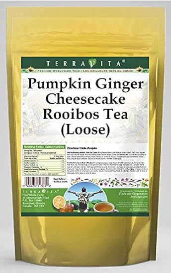 Pumpkin Ginger Cheesecake Rooibos Tee (Loose) (4 oz, ZI