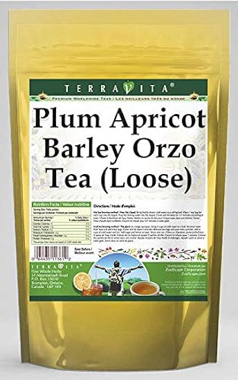 Plum Apricot Barley Orzo Tee (Loose) (8 oz, ZIN: 556425