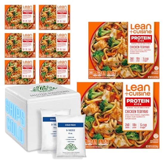 Salutem Vita - Lean Cuisine Meal Chicken Teriyaki, Protein Kick Microwave Meal, Chicken Dinner, Dinner for One 8.5 oz - Pack of 8 846742068