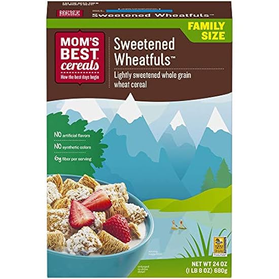 Mom´s Best Sweetened Wheatfuls Cereal, Whole Grain