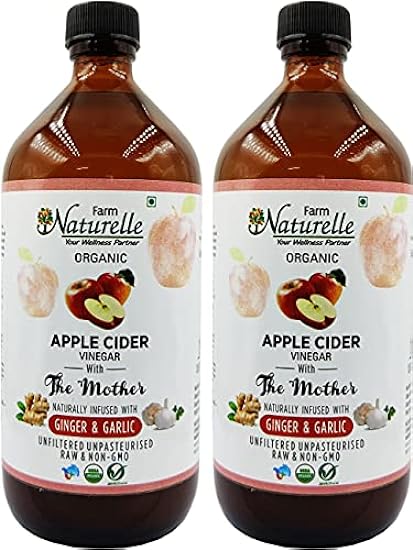 Farm Naturelle Organic Apple Cider Vinegar with Mother 